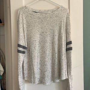 Cute grey and striped long sleeve